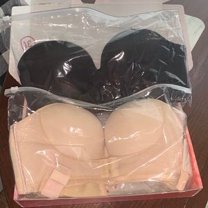 Strapless push-up bra 38 C